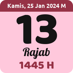 tanggal hijriyah hari ini 2024 1 25